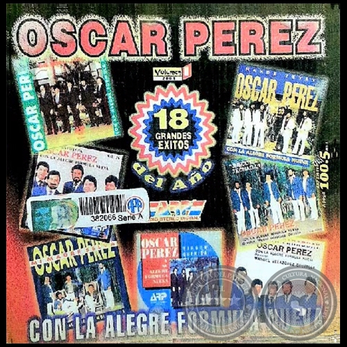 18 GRANDES ÉXITOS DEL AÑO - Volumen 1 - OSCAR PÉREZ CON LA ALEGRE FÓRMULA NUEVA